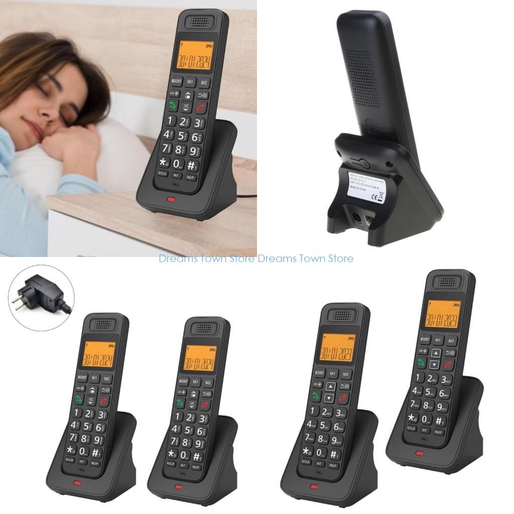 Smart Home Utilities - 1Set Home Telephone 2 Handset Cordless