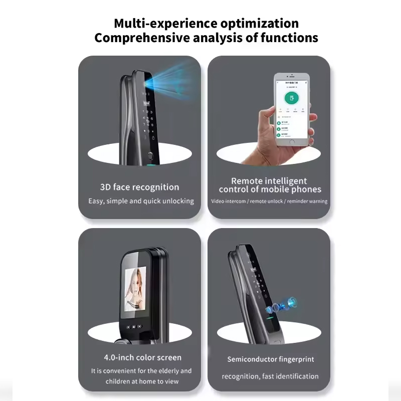 HX5 Smart Door Lock 3D Face Re - Smart Home Camera ulasan dan harga
