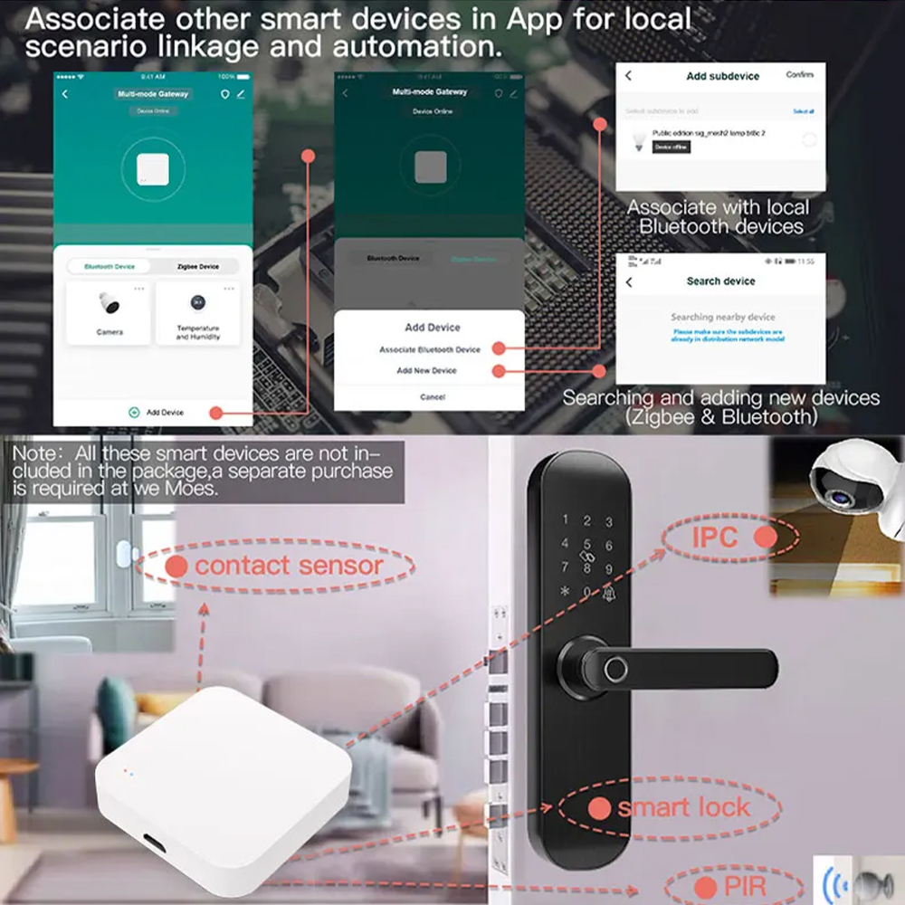 Tuya Zigbee Bluetooth Multi-mo - Smart Home Villa ulasan dan harga