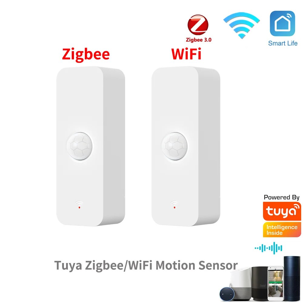 Tuya WiFi Zigbee PIR Motion Se - Smart Home Certification ulasan dan harga