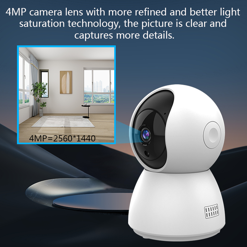 HD 4MP Tuya Smart Mini WiFi IP - Smart Home Battery Camera Ezviz ulasan dan harga