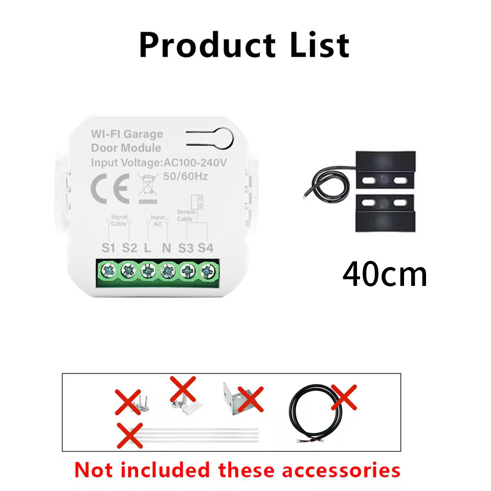 Smart Tuya WiFi Garage Door Sw - Smart Home Villa ulasan dan harga