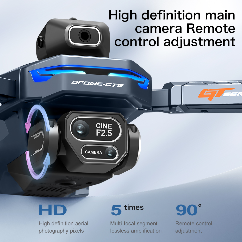 NEW GT8 HD RC Drone 4K Profess - Smart Home Camera ulasan dan harga
