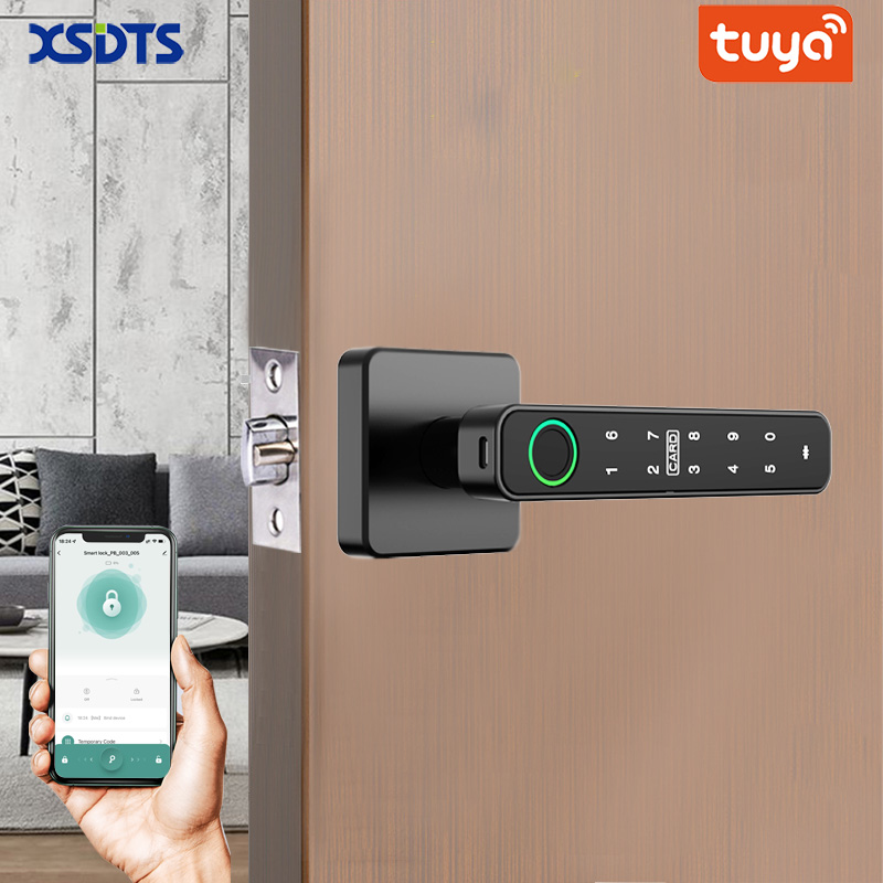 XSDTS Tuya Handle Fingerprint  - Smart Home Villa ulasan dan harga