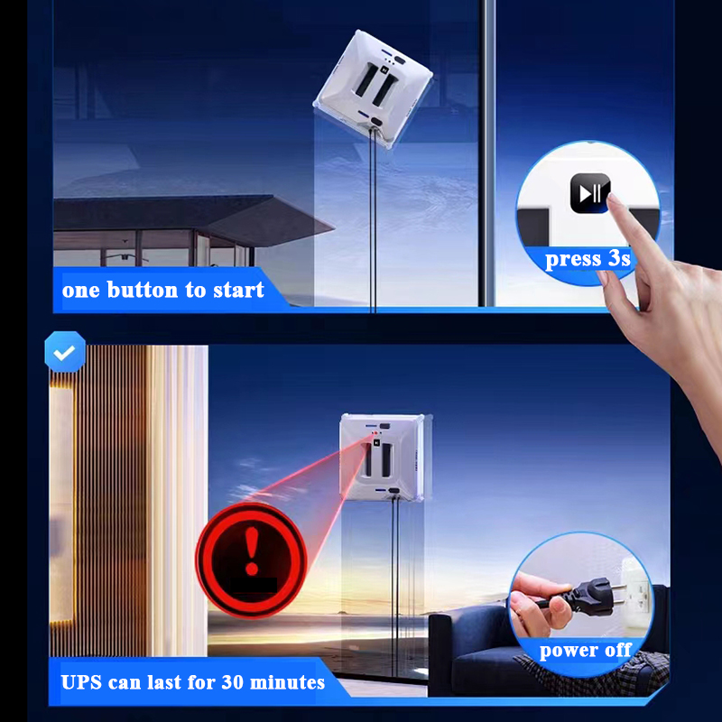 Robot Window Cleaner With Spra - Smart Home Utilities ulasan dan harga