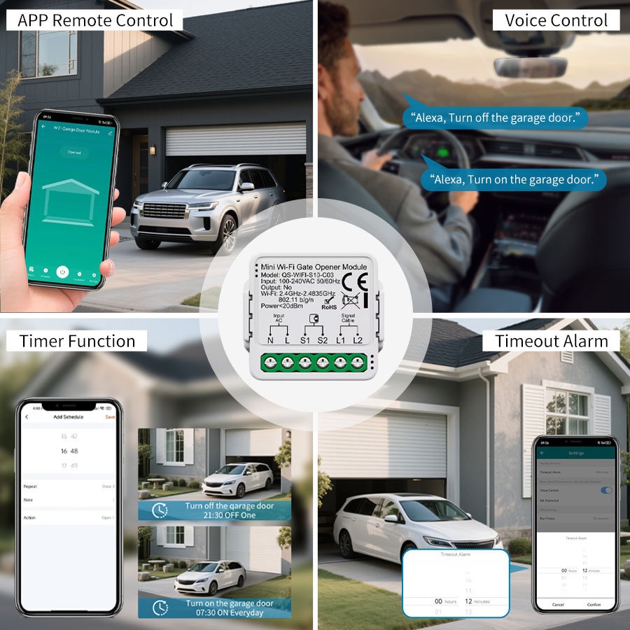 Tuya Smart WiFi or Zigbee Gara - Smart Home Villa ulasan dan harga
