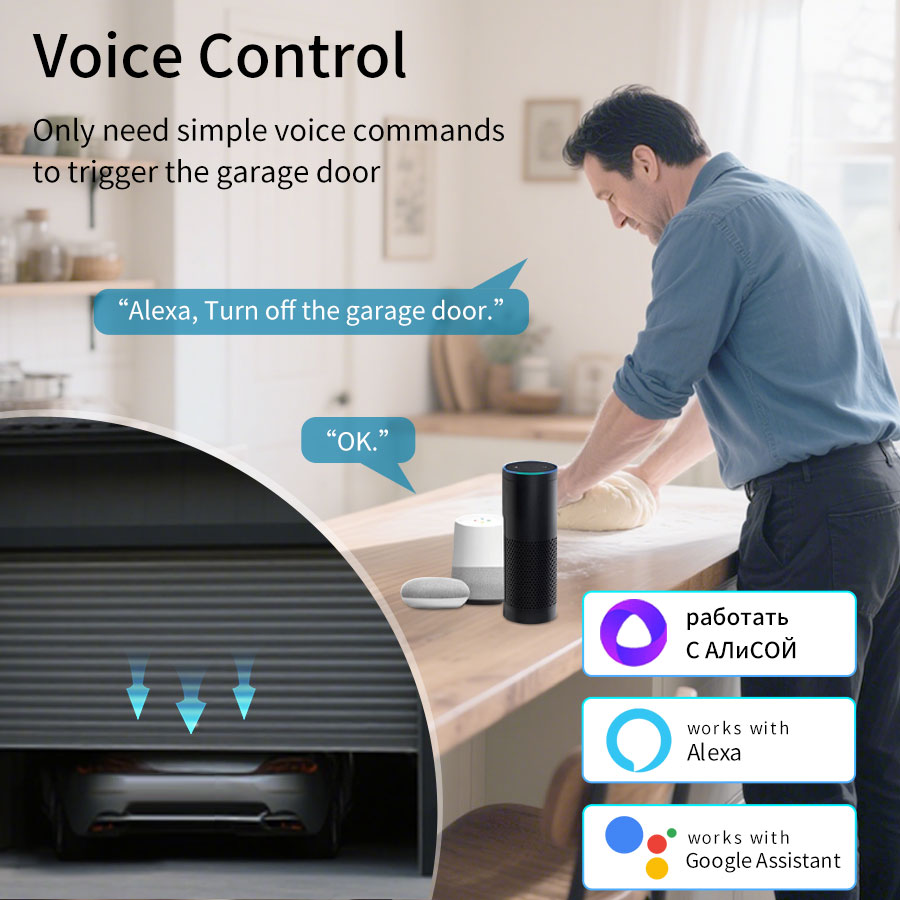 Tuya Smart WiFi or Zigbee Gara - Smart Home Villa ulasan dan harga