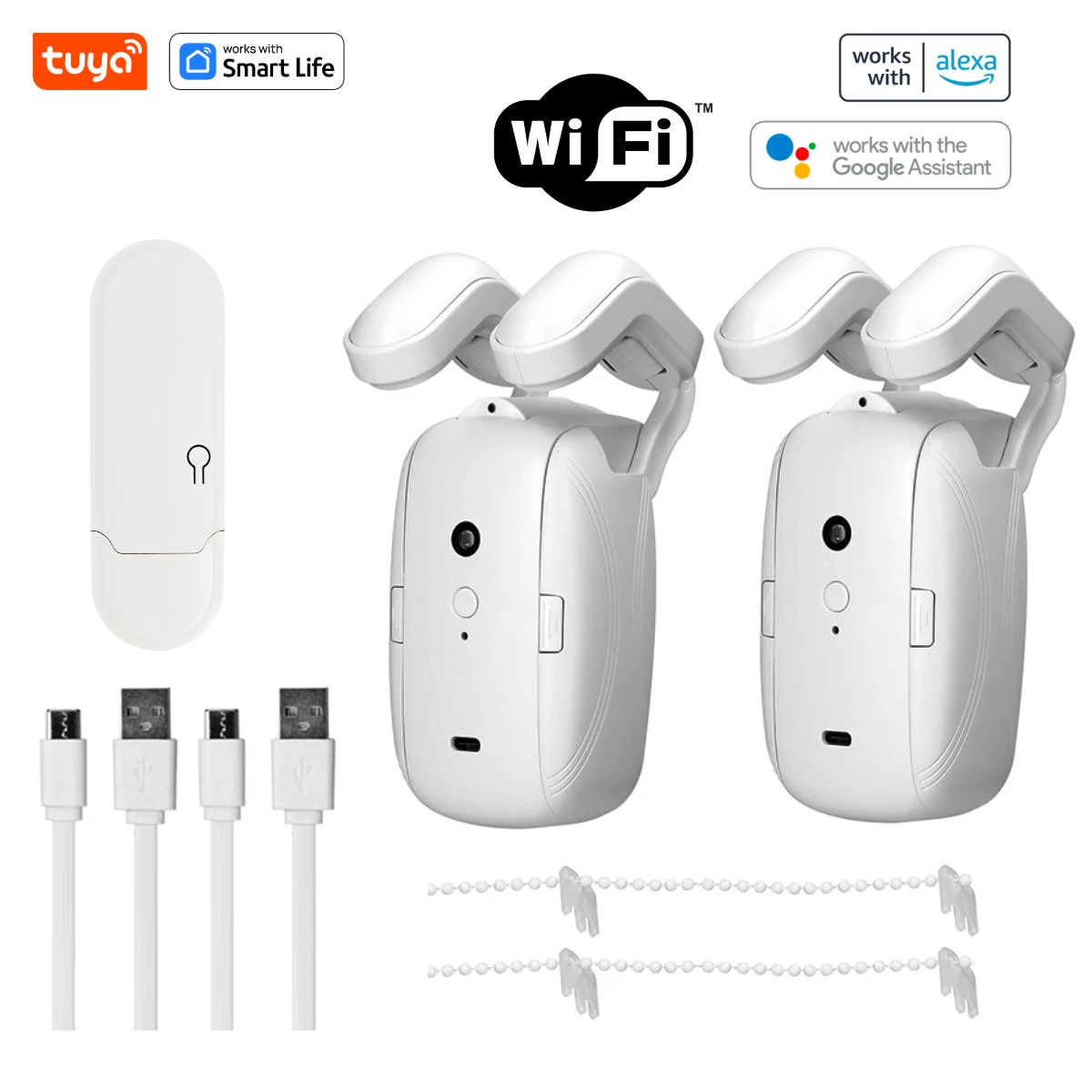 1/2PCS Tuya Smart WiFi Curtain - Smart Home Hub Matter ulasan dan harga