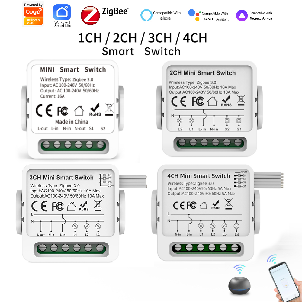 Tuya Zigbee 3.0 Smart Switch 1 - Smart Home Remote ulasan dan harga