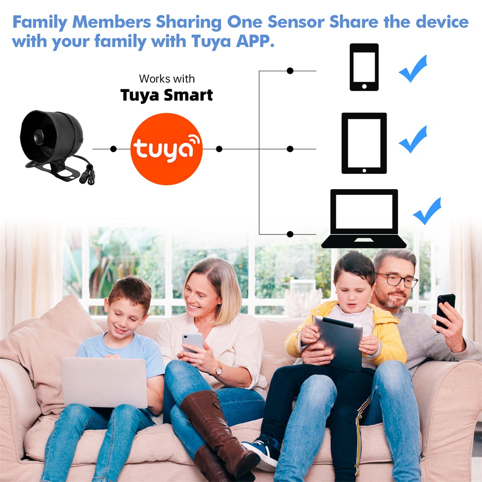 KERUI 120db Tuya Smart WiFi Lo - Smart Home Speaker ulasan dan harga
