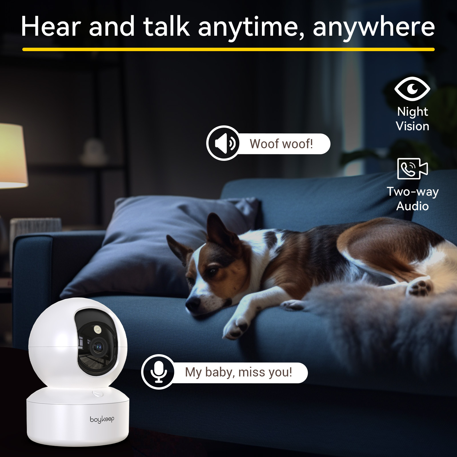 BoyKeep Smart Camera 2K Securi - Smart Home Battery Camera Ezviz ulasan dan harga