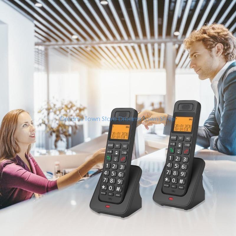 1Set Home Telephone 2 Handset  - Smart Home Utilities ulasan dan harga