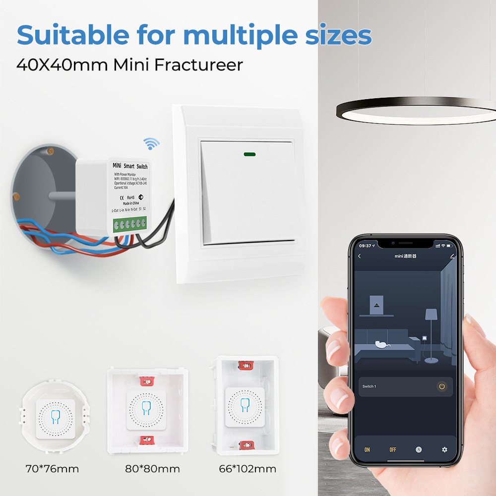 Zigbee / WiFi Smart Switch wit - Smart Home Utilities ulasan dan harga