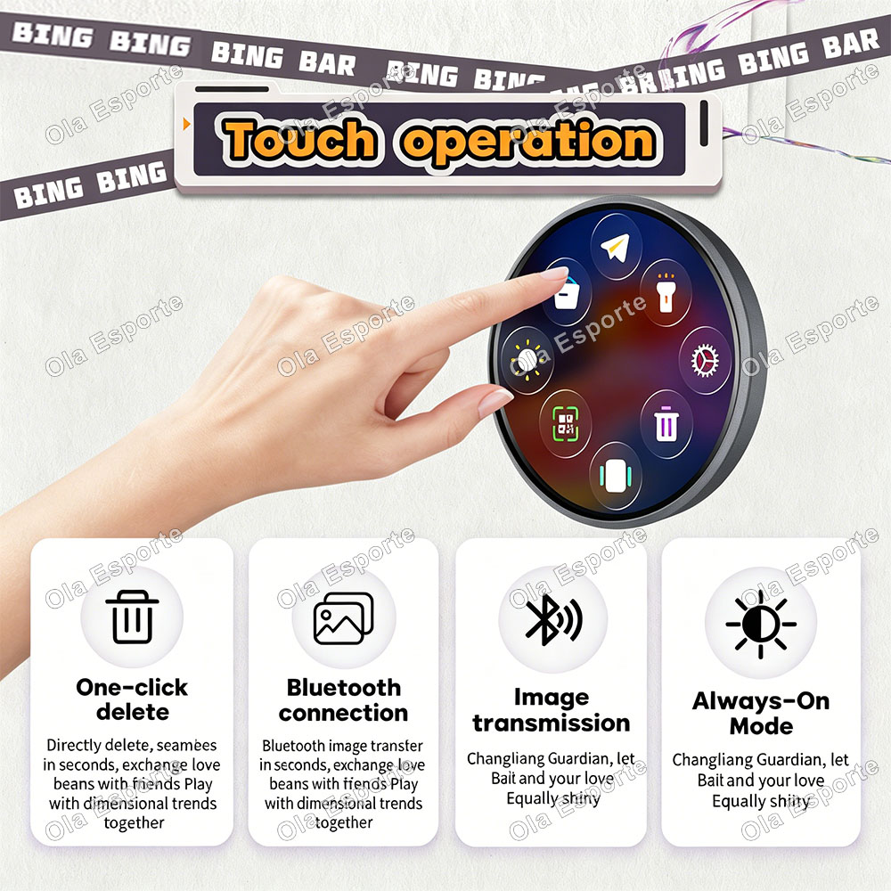 HD Screen Smart Dynamic E-badg - Smart Home Icon ulasan dan harga