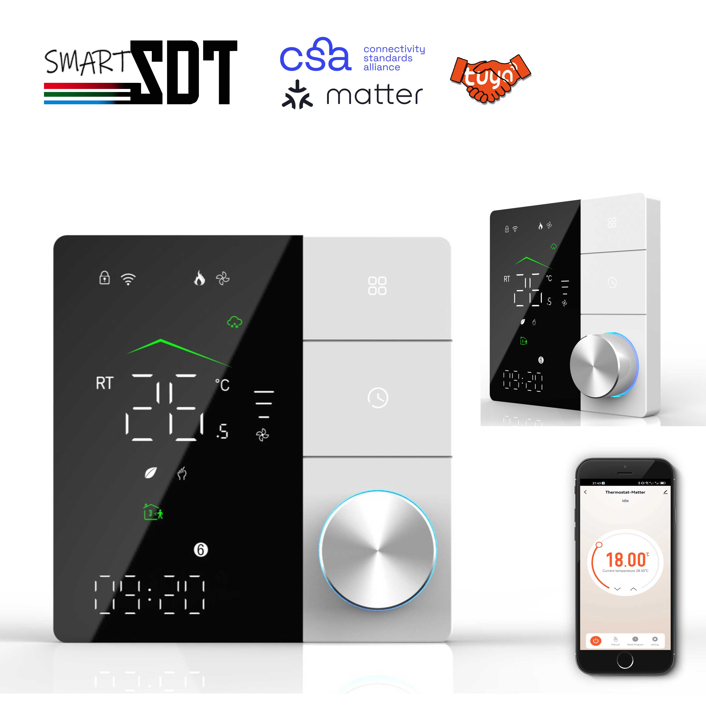 24V 110V 220V Heating Thermost - Smart Home Hub Matter ulasan dan harga