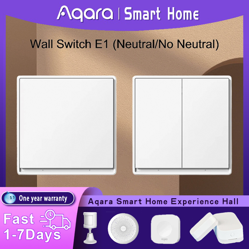 Original Aqara Wall Switch E1  - Smart Home Zestaw ulasan dan harga