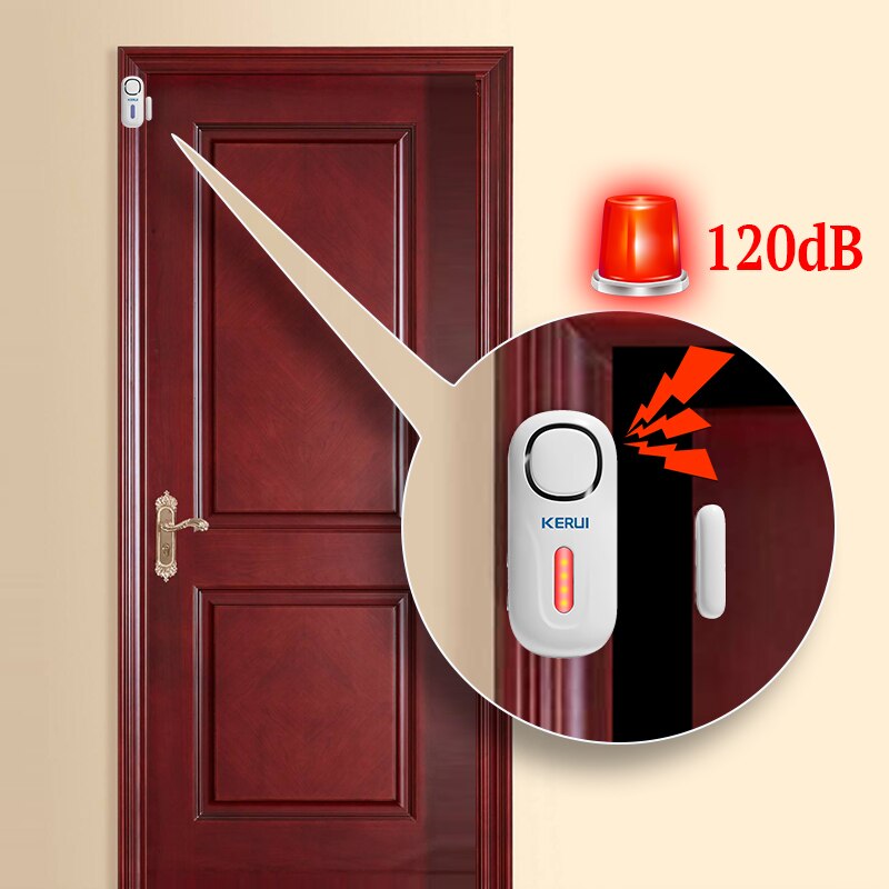 KERUI 120DB Wireless Door/Wind - Smart Home Villa ulasan dan harga