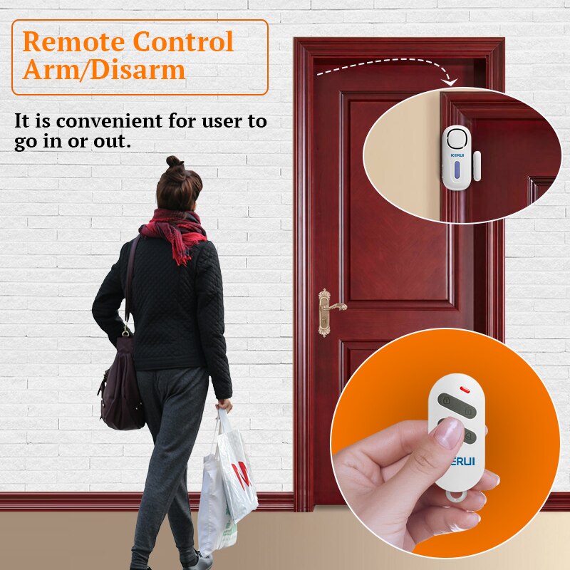 KERUI 120DB Wireless Door/Wind - Smart Home Villa ulasan dan harga